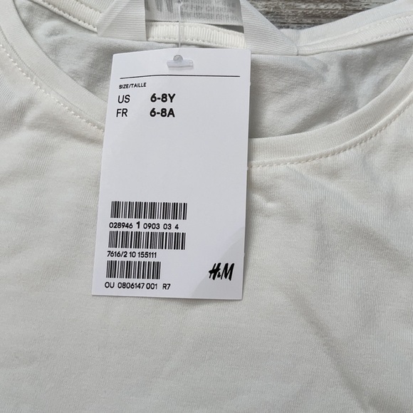 NEW H&M White Lace Top and Skirt Set US 6-8 Girls - Picture 7 of 8